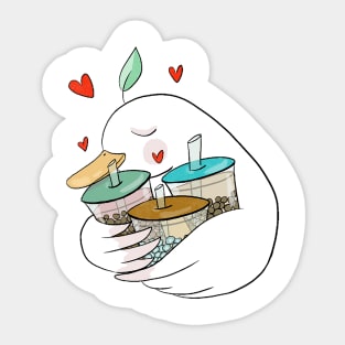 Doo Doo duck drink cute Sticker